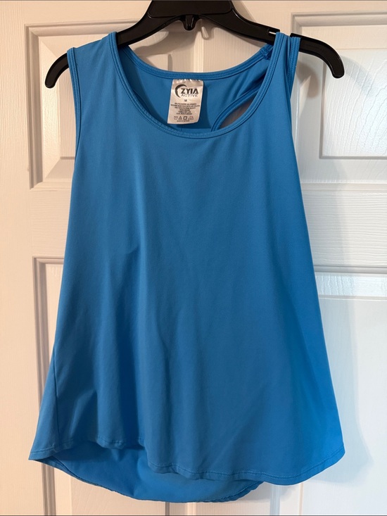 Zyia Active Tops - Cynthia Active Women's Sky Blue Performance Tank Top